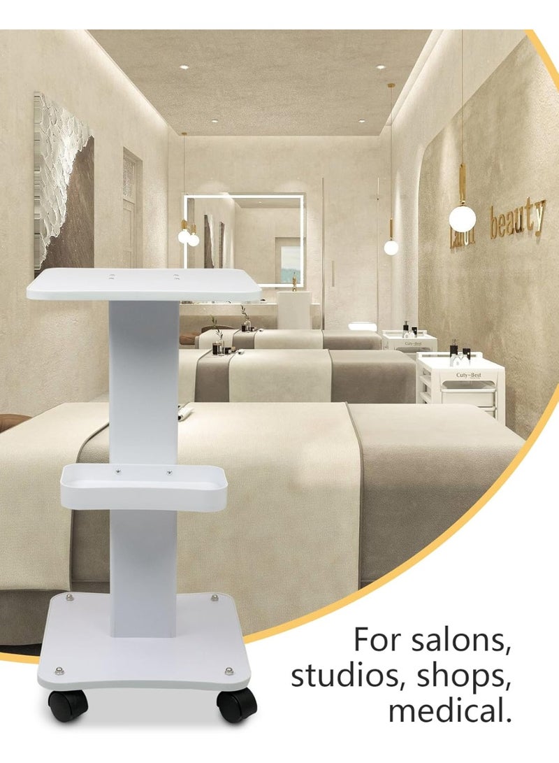 Meishida Facial Machine Beauty Cart Rolling Trolley Stand with Lockable Wheels - Image 3